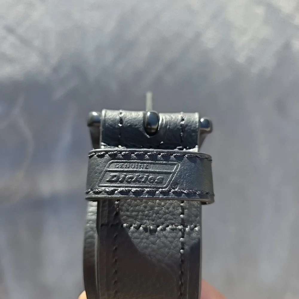 Dickies Genuine‎ Leather Black Men's Size 32 Black Metal Buckle